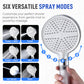 🚿 6-Mode High Pressure Handheld Shower Head with Filter