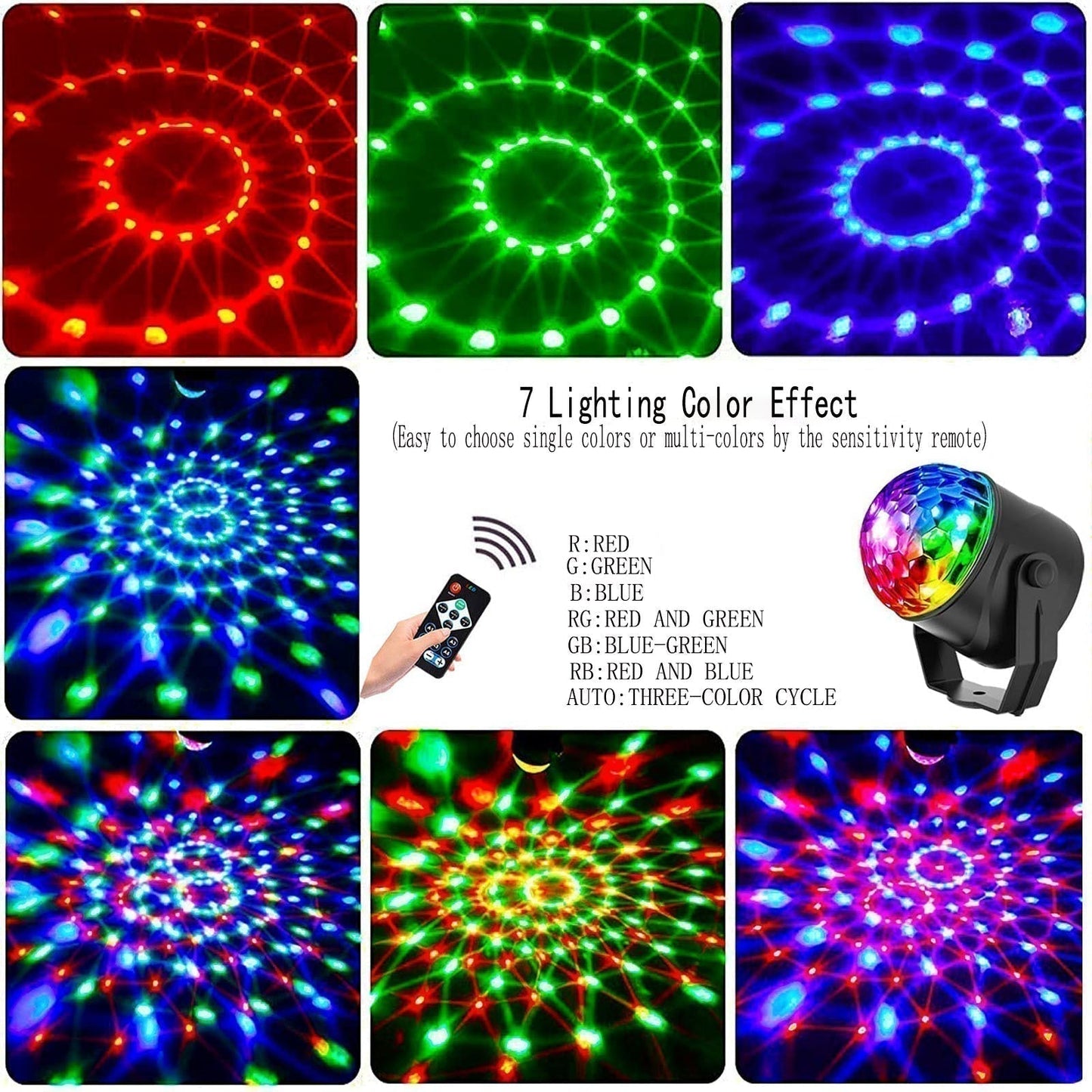 🎄 FESTIVE FEAST DEAL! 50% OFF 🔥Colorful Rotating Magic Disco Ball Light