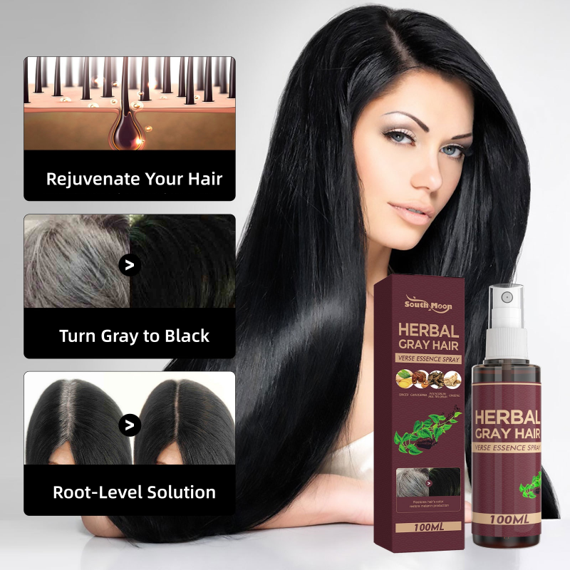 🌟Herbal Hair Darkening Essence Spray|Buy 2 Get 1 Free💗