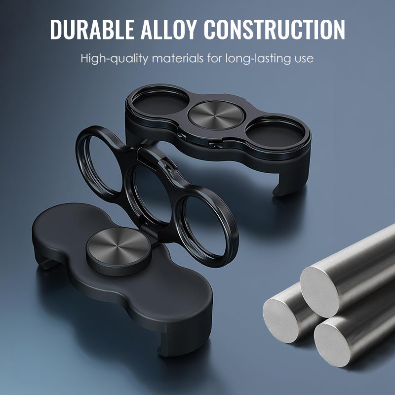 🥳2026 HOT SALE🥳💞50K+ SOLD!💥🆘Dual-Ring Three-Finger Back Clip Holder🎒✨