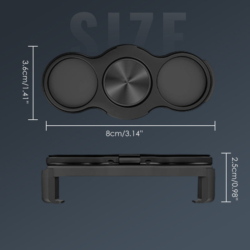 🥳2026 HOT SALE🥳💞50K+ SOLD!💥🆘Dual-Ring Three-Finger Back Clip Holder🎒✨
