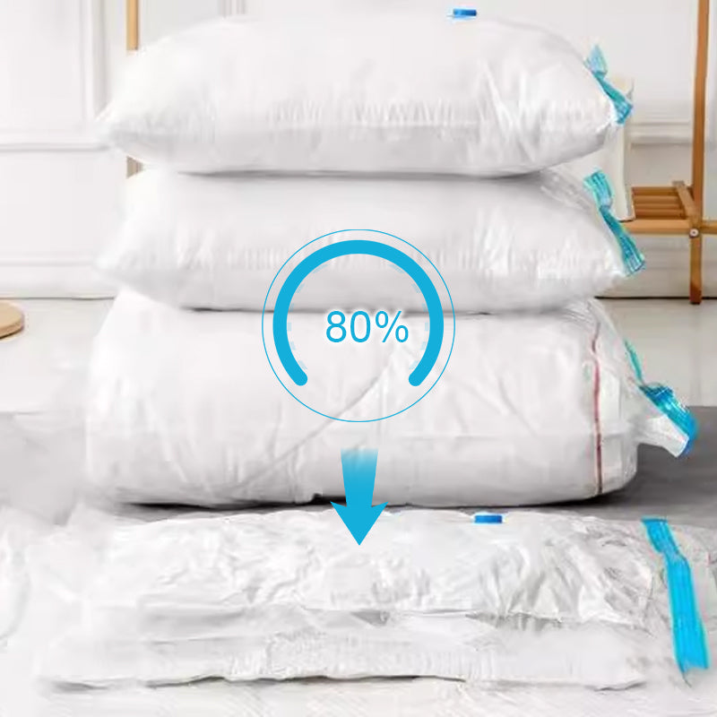 🚀🧳 Household Vacuum Storage Bag & Pump for Comforter & Clothing