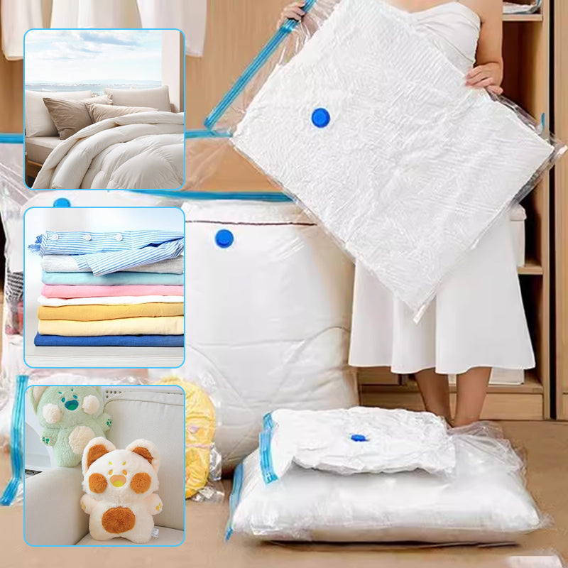 🚀🧳 Household Vacuum Storage Bag & Pump for Comforter & Clothing