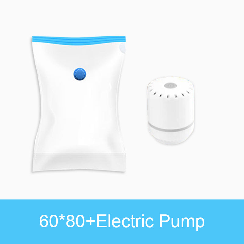 🚀🧳 Household Vacuum Storage Bag & Pump for Comforter & Clothing
