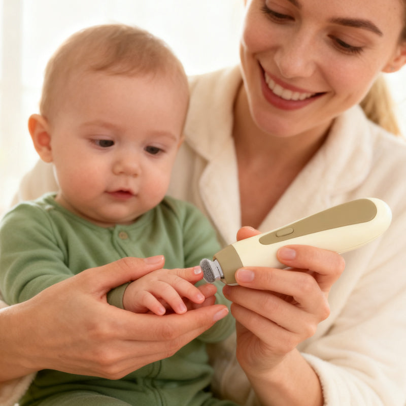 🌟 Electric Baby Nail Trimmer Set - Gentle Care for Tiny Fingers & Toes! 👶💅
