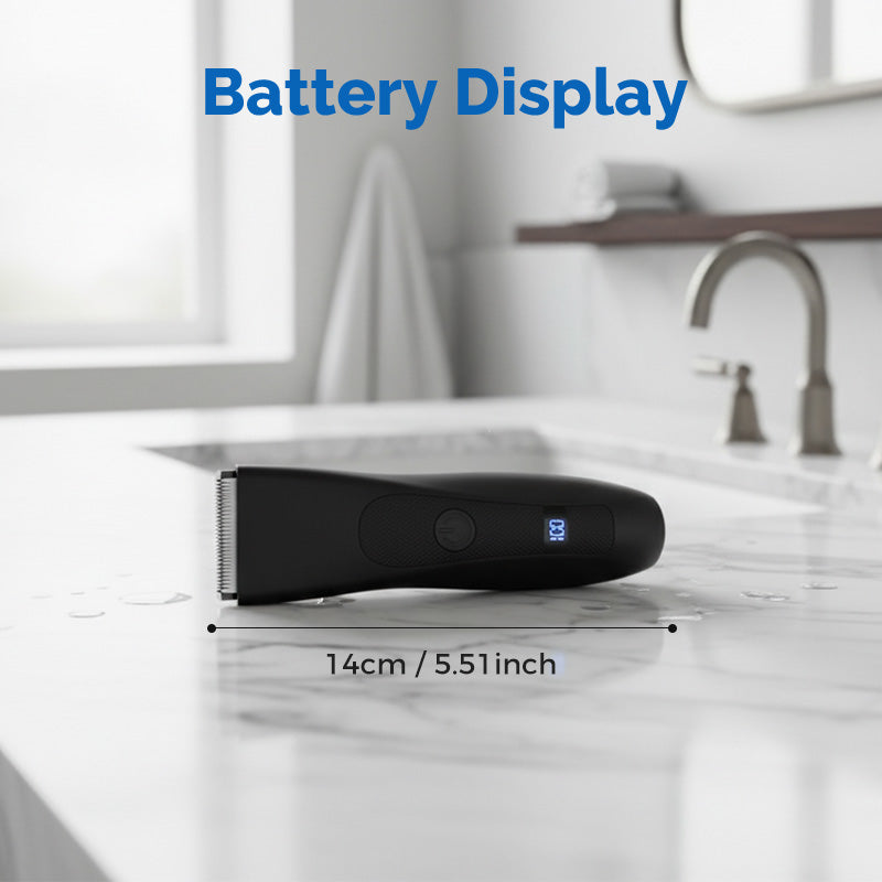 ✂️ Digital Display Body Trimmer for Men – Precision Grooming, From Beard to Body! ✨