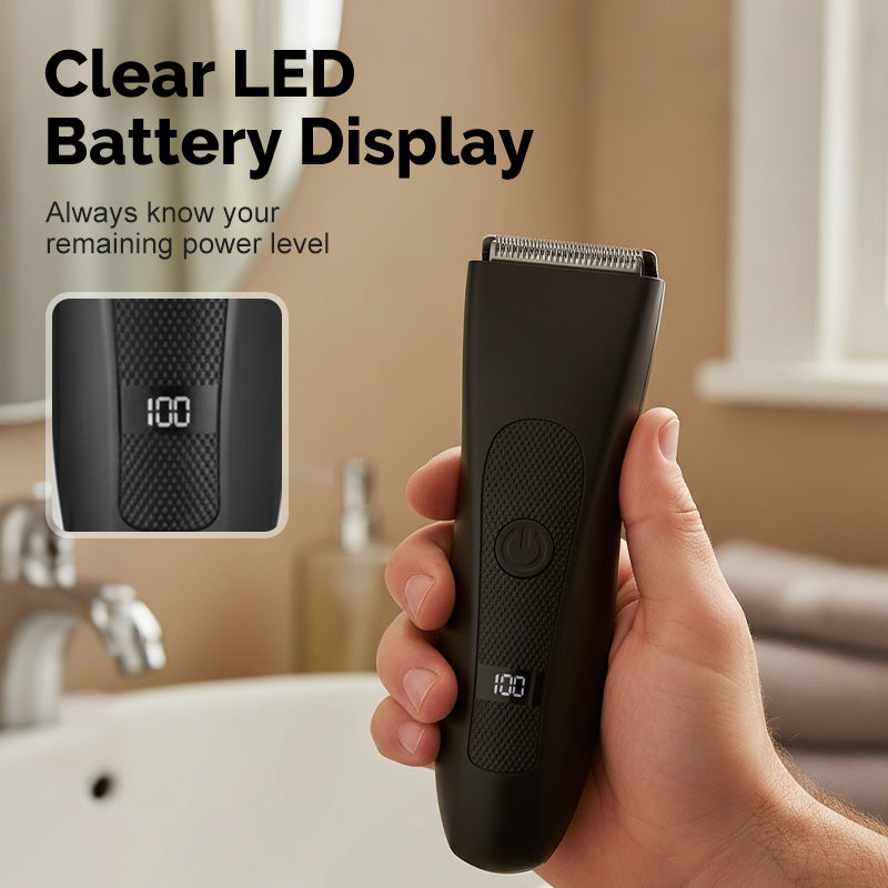 ✂️ Digital Display Body Trimmer for Men – Precision Grooming, From Beard to Body! ✨