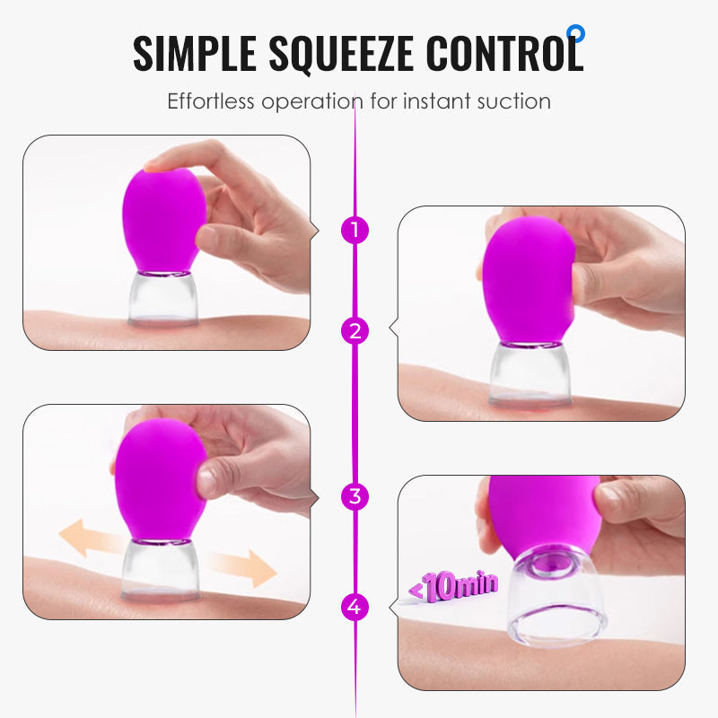 🔥Hot Sale 50% OFF🎁Glass and Silicone Vacuum Suction Massage Cups