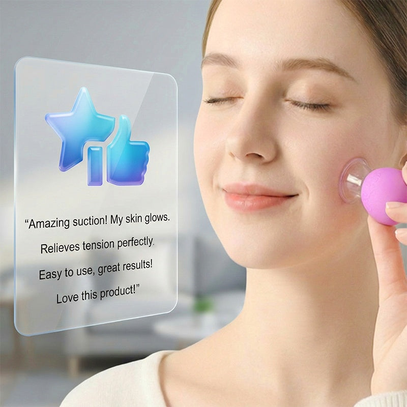 🔥Hot Sale 50% OFF🎁Glass and Silicone Vacuum Suction Massage Cups