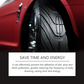 Tire wax – restores black gloss, blocks UV, repels dirt. Easy & quick! 🚗