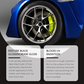 Tire wax – restores black gloss, blocks UV, repels dirt. Easy & quick! 🚗