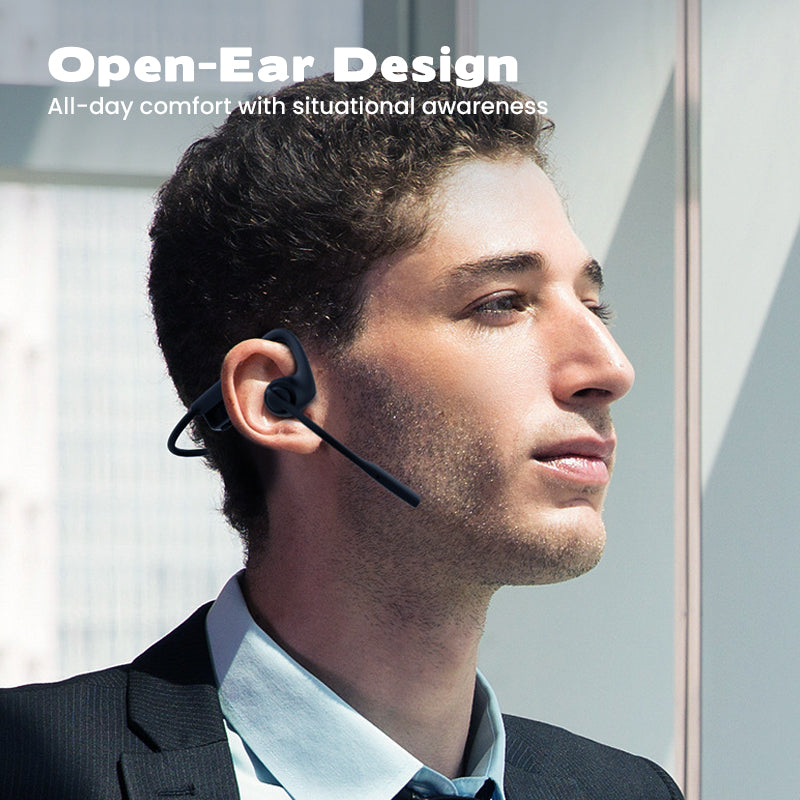 🎁Hot Sale Promotion 63% OFF🔥 Open Air Conduction Wireless Bluetooth Headset with Microphone