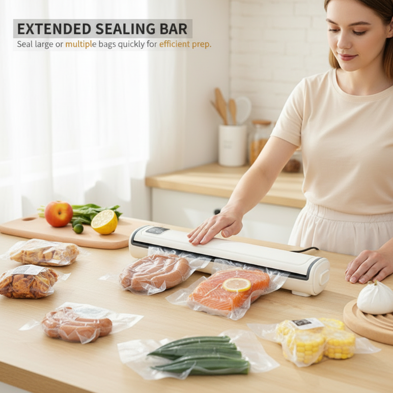 🎄 Christmas Special Offer!⚡2-in-1 Food Vacuum Sealer With Cutter✈️Free Shipping✈️