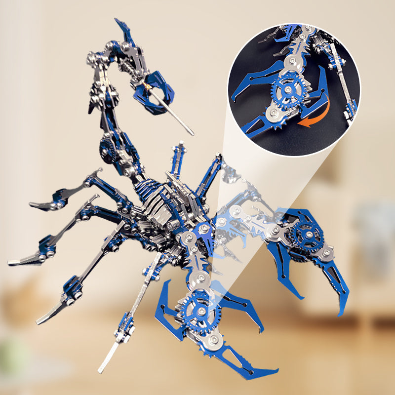 ⏳Limited-time 50% off⏰3D Scorpion Metal Puzzle – Mechanical Assembly Model, Challenging & Decorative 🧩⚙️