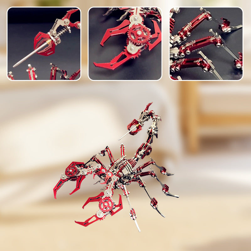 ⏳Limited-time 50% off⏰3D Scorpion Metal Puzzle – Mechanical Assembly Model, Challenging & Decorative 🧩⚙️
