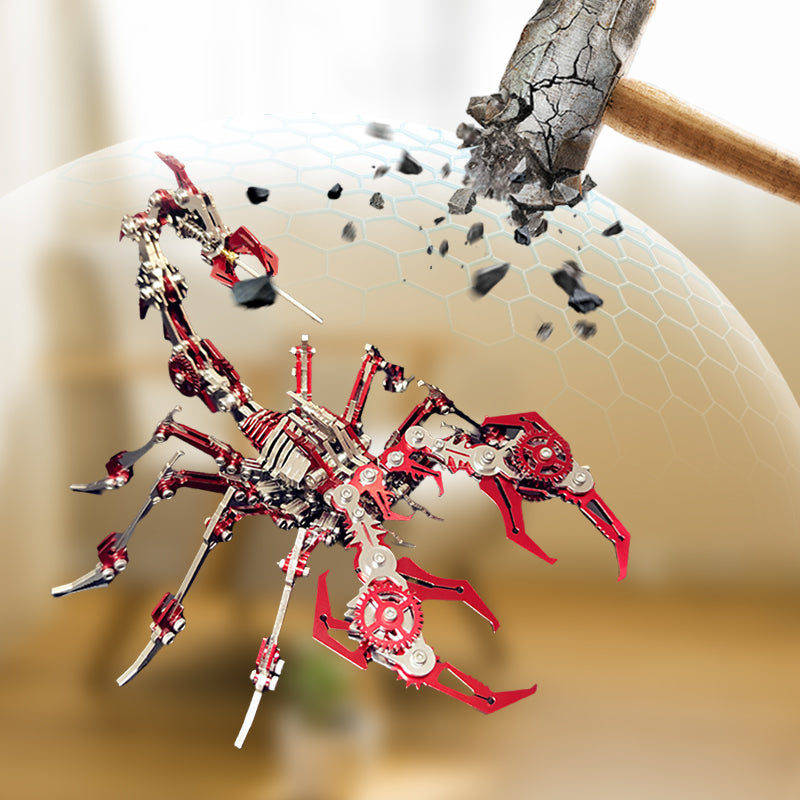 ⏳Limited-time 50% off⏰3D Scorpion Metal Puzzle – Mechanical Assembly Model, Challenging & Decorative 🧩⚙️