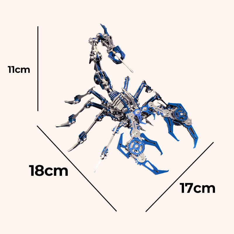 ⏳Limited-time 50% off⏰3D Scorpion Metal Puzzle – Mechanical Assembly Model, Challenging & Decorative 🧩⚙️