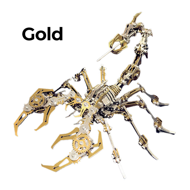 ⏳Limited-time 50% off⏰3D Scorpion Metal Puzzle – Mechanical Assembly Model, Challenging & Decorative 🧩⚙️