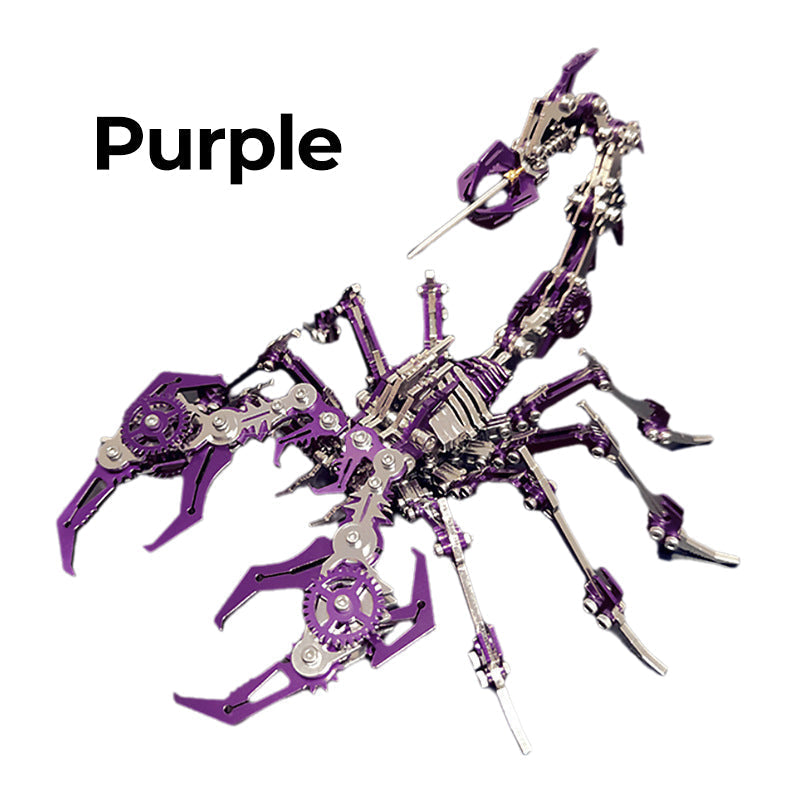 ⏳Limited-time 50% off⏰3D Scorpion Metal Puzzle – Mechanical Assembly Model, Challenging & Decorative 🧩⚙️