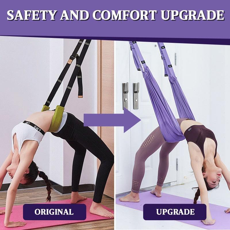 Upgraded Yoga Stretching Strap – Your Smart Flexibility Coach! 🧘‍♀️💫