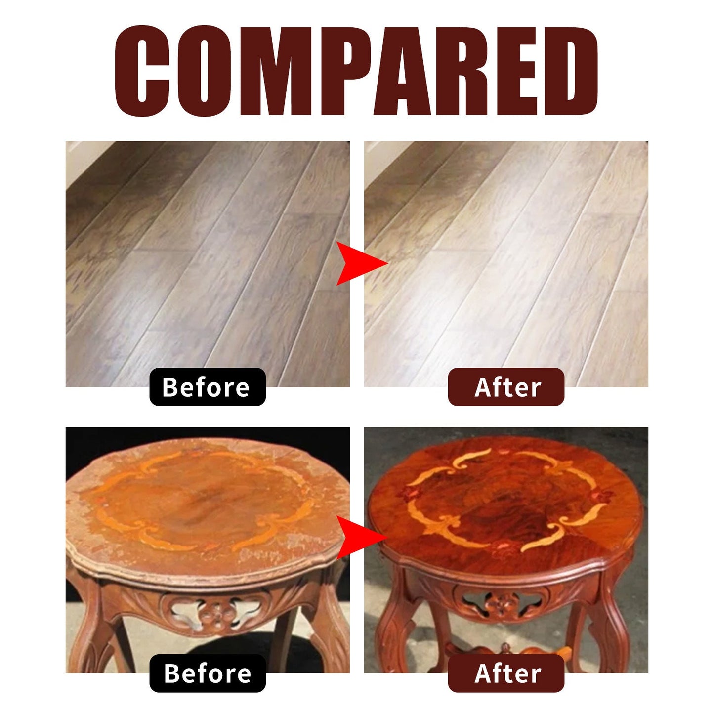 Wood Cleaner & Polish 3.5 Oz🏠Waterproof and corrosion resistant🏠