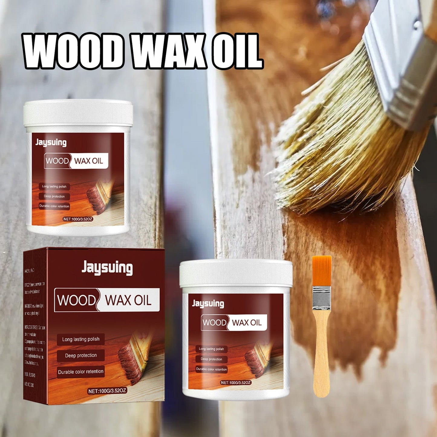 Wood Cleaner & Polish 3.5 Oz🏠Waterproof and corrosion resistant🏠