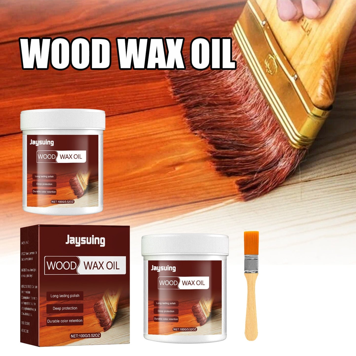 Wood Cleaner & Polish 3.5 Oz🏠Waterproof and corrosion resistant🏠