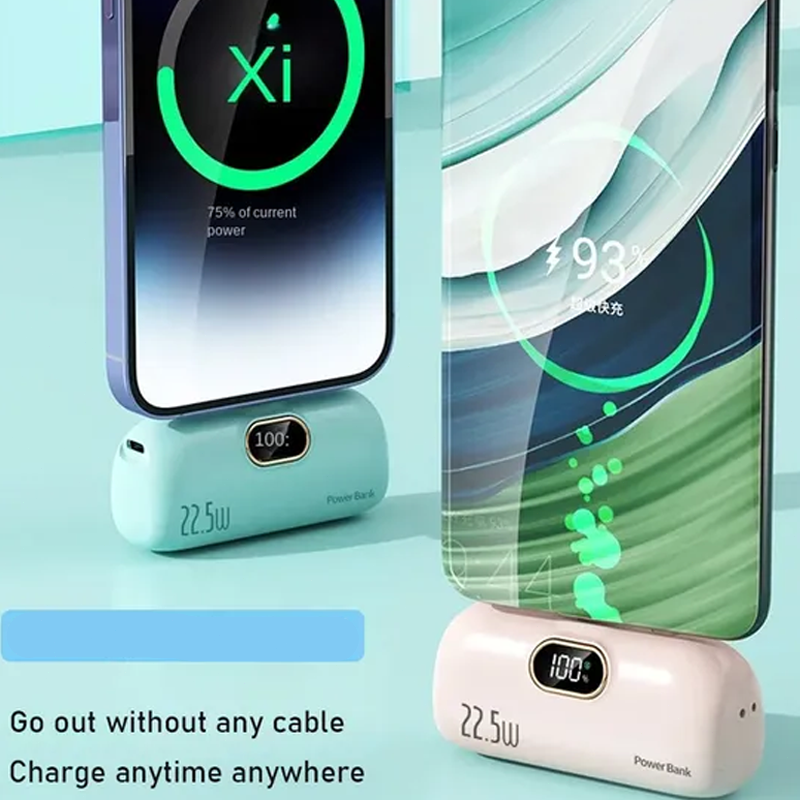 🏆Flash Sale⚡🎉$24.99 Today Only⏰5000mAh Mini Portable Charger Power Bank for phone🔋