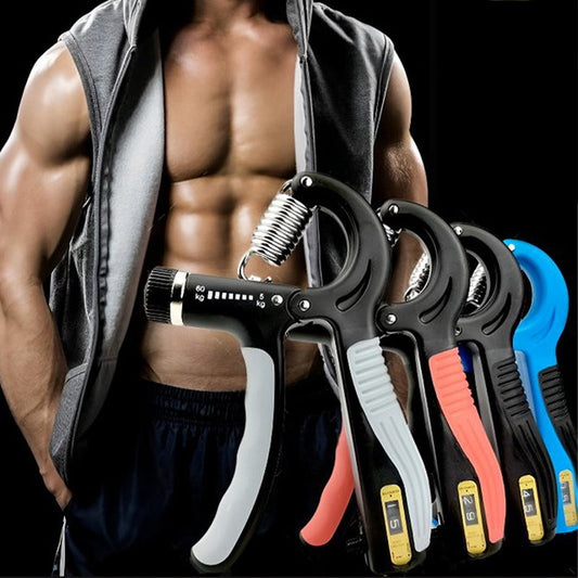 💪 50% OFF NOW ! ✨ Adjustable Counting Hand Grip Strength Trainer – 5 Resistance Levels, LCD Counter & Portable Design 🔋