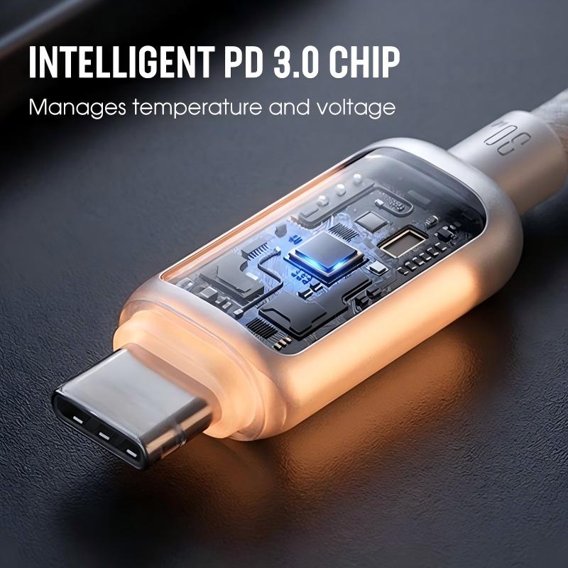 Value Bundle: Smart Power-Off Fast Charging Cable + Cable Organizer Hook