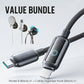 Value Bundle: Smart Power-Off Fast Charging Cable + Cable Organizer Hook