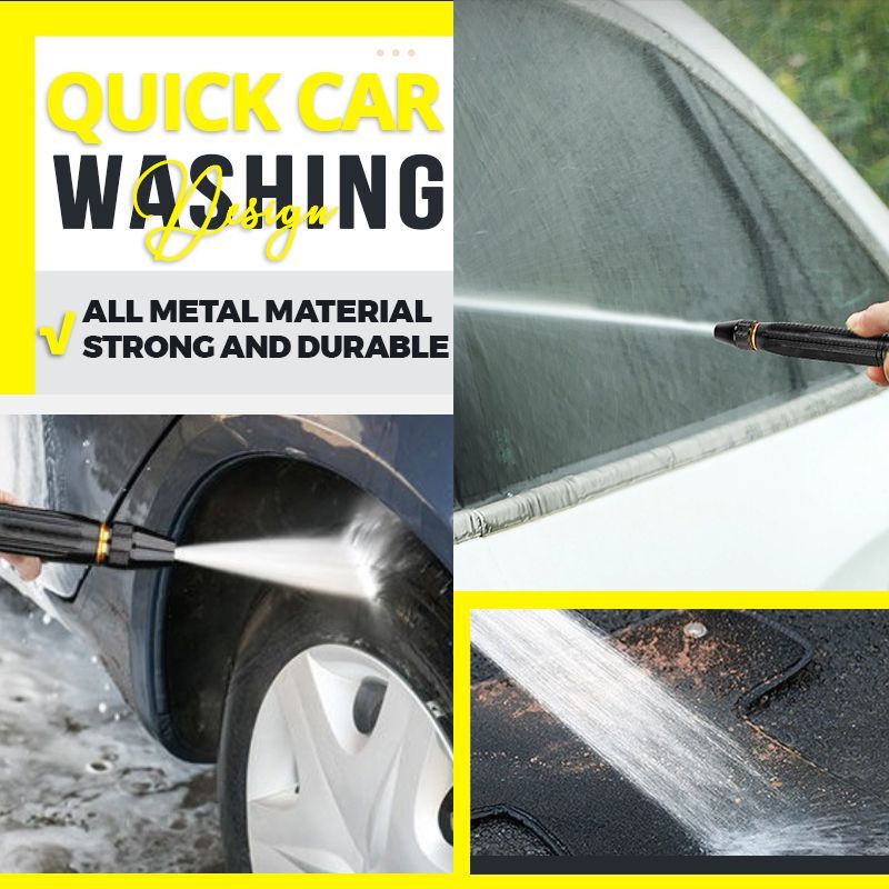 🚗 HOT SALE 50% OFF – High-Pressure Car Washing Nozzle: Wash at Home, Save Big! 🔥💦