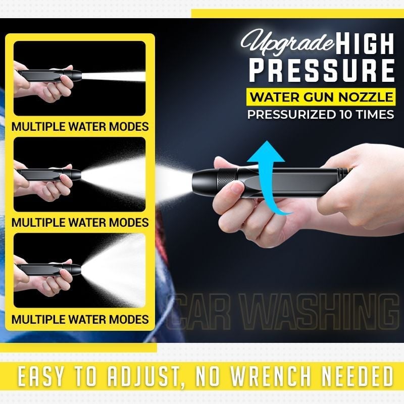 🚗 HOT SALE 50% OFF – High-Pressure Car Washing Nozzle: Wash at Home, Save Big! 🔥💦