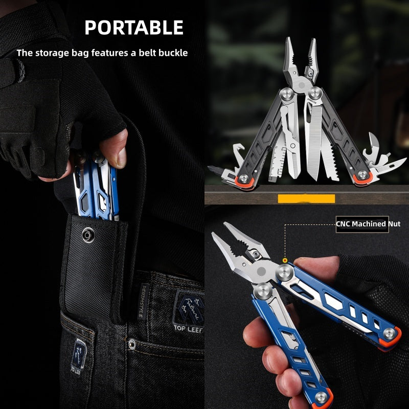 All-in-One Stainless Steel Multi-Tool Pliers