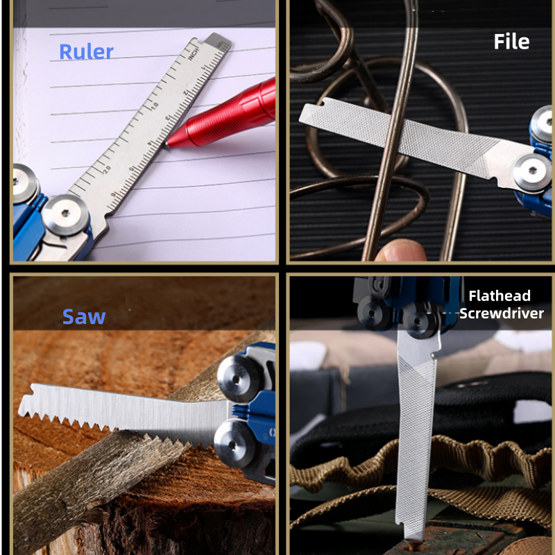 All-in-One Stainless Steel Multi-Tool Pliers