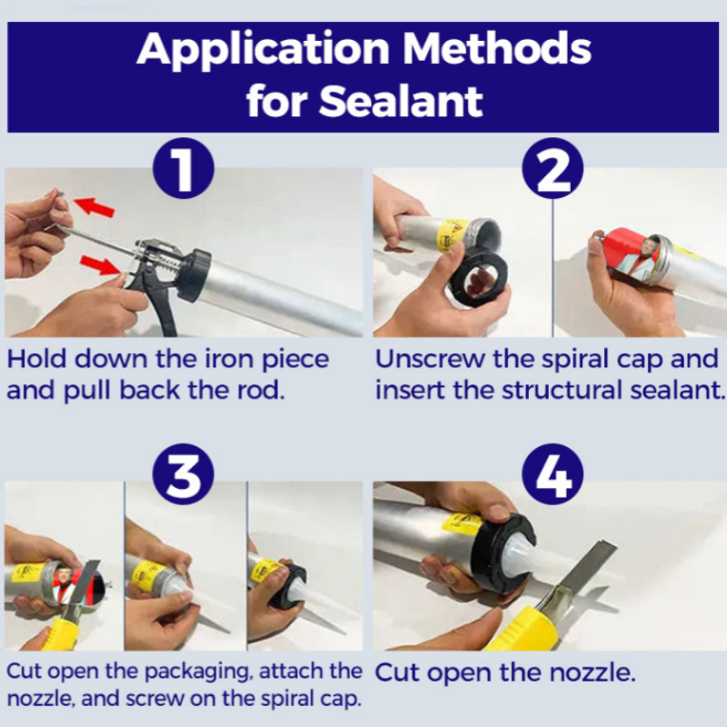 🛡️ Marine-Grade Waterproof Silicone Sealant – Seal Out Water, Seal In Security!🌧️🔒