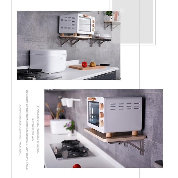 ⏳Time-Limited Special⏰  Instant Fold Multi-Use Bracket – Declutter Kitchen/Study, Space-Saving & Sturdy Organizer ✨