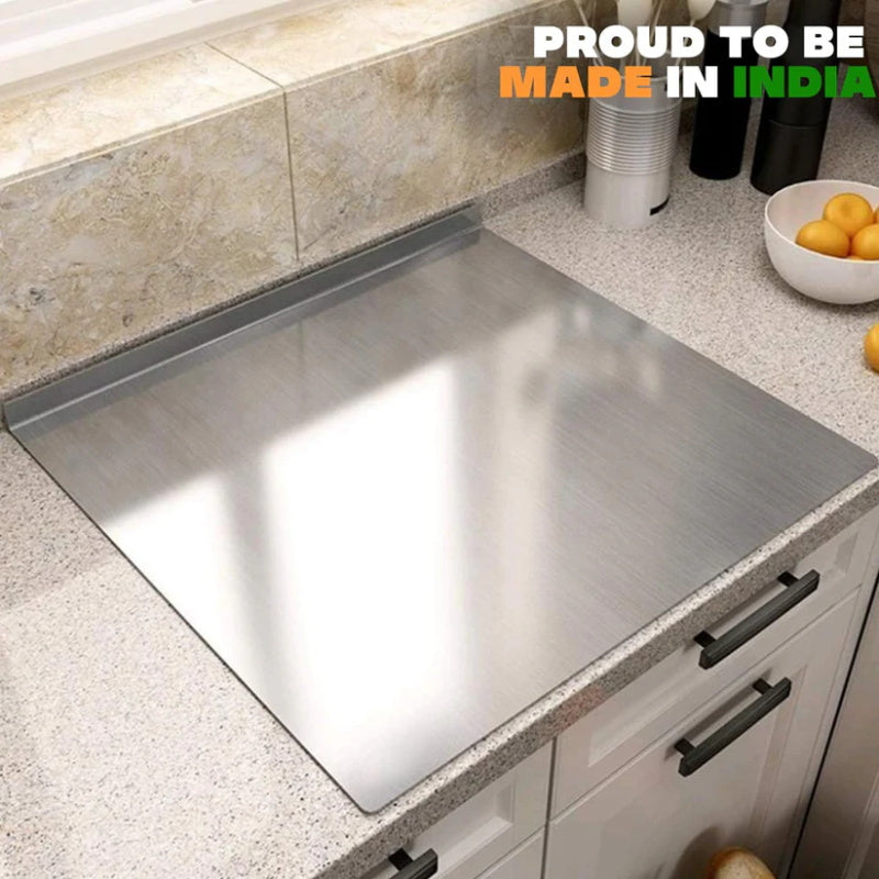 📢📢50% OFF !!⏰👩‍🍳🔪Must‑Have Cooking Tool！🥩🥦Safer, Cleaner & More Convenient!💥304 Stainless Steel Cutting Board