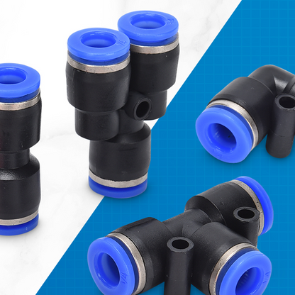 1/4 Inch Pneumatic Push-to-Connect Air Hose Fittings Kit ⚡🔧