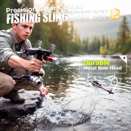 🎯🎣Precision Laser-Guided Fishing Slingshot Set🚀Free Shipping🚀