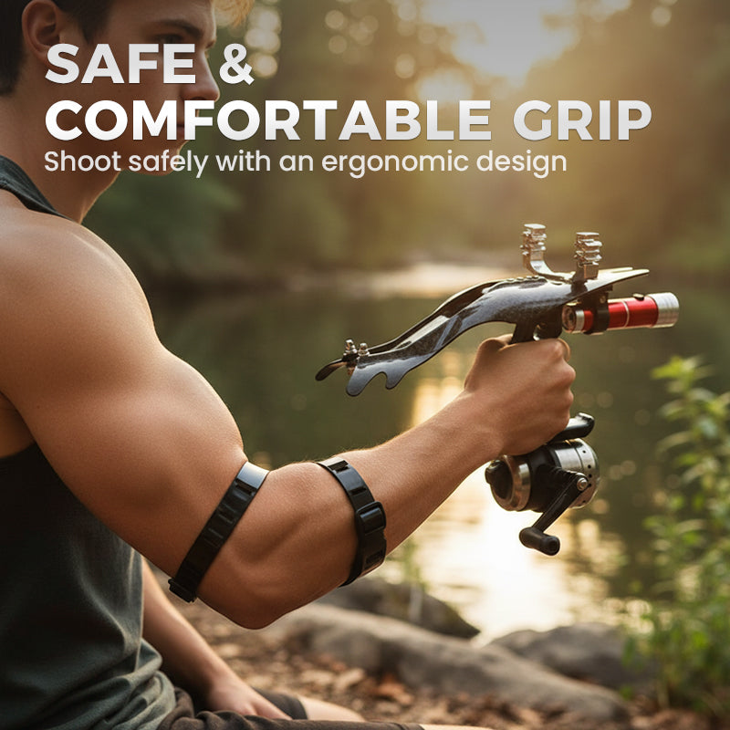 🎯🎣Precision Laser-Guided Fishing Slingshot Set🚀Free Shipping🚀