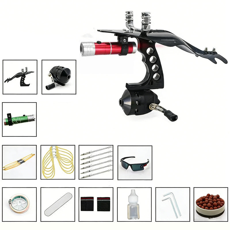 🎯🎣Precision Laser-Guided Fishing Slingshot Set🚀Free Shipping🚀