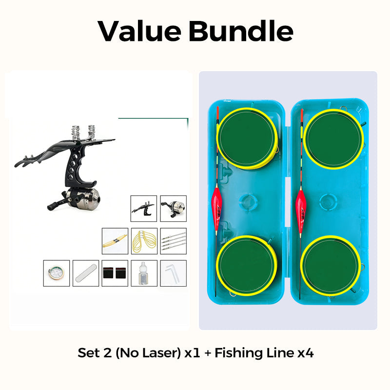 🎯🎣Precision Laser-Guided Fishing Slingshot Set🚀Free Shipping🚀