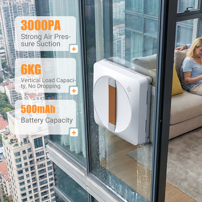 🧽 Automatic Window Cleaner with Dual Spray 🤯Spots? Streaks? Let this smart robot handle the shine! ✨