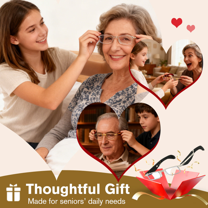 📢📢60%  OFF !! ⏰Foldable Anti-Blue Light Reading Glasses with Case