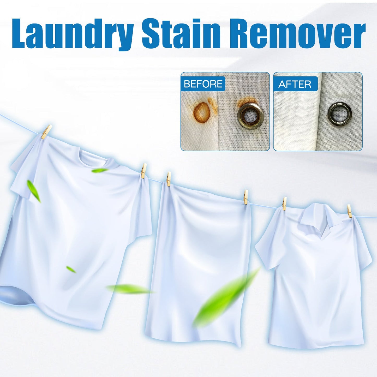 🏆 Last Day Special Price !!! 🔥Buy 2 Get 1 Free🔥Powerful Laundry Stain Remover Spray