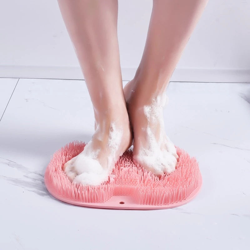 🚿 Shower Foot & Back Scrubber with Massage Pad – Dual-sided, non-slip & easy to use – Deep clean & refresh in every shower ✨
