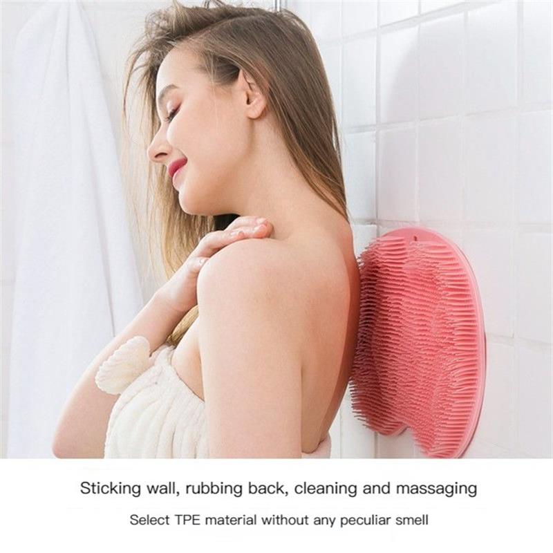 🚿 Shower Foot & Back Scrubber with Massage Pad – Dual-sided, non-slip & easy to use – Deep clean & refresh in every shower ✨