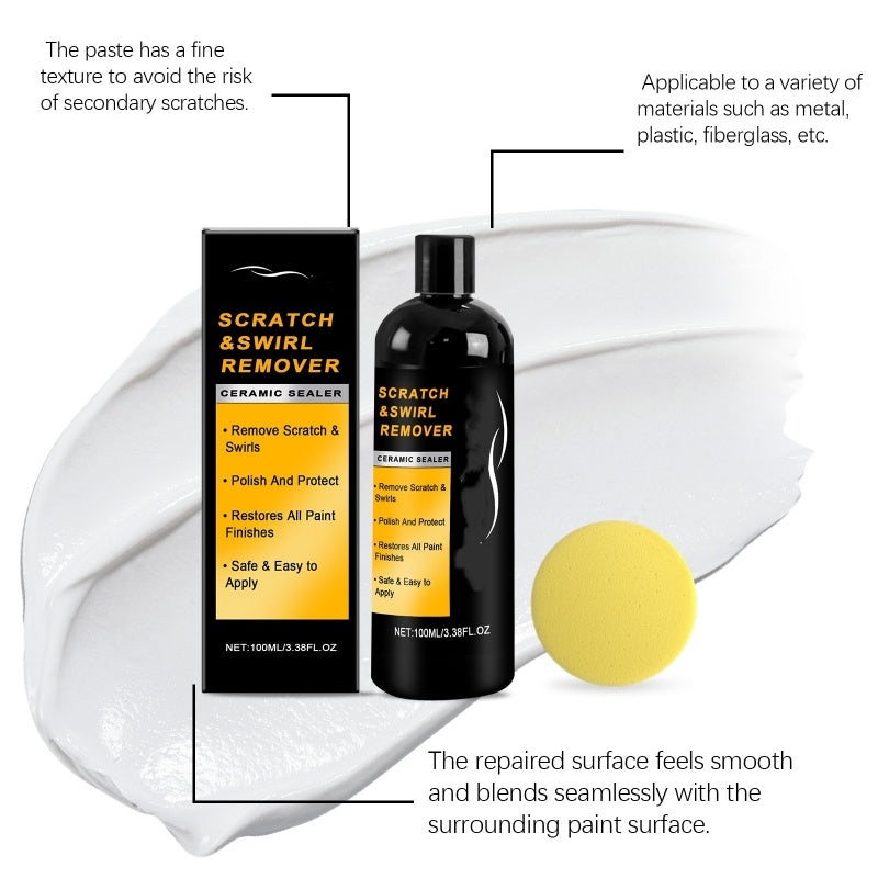 Car Scratch & Swirl Remover Magic Kit ✨ Your paint's second chance – erase flaws, restore shine in minutes! 🚗💫