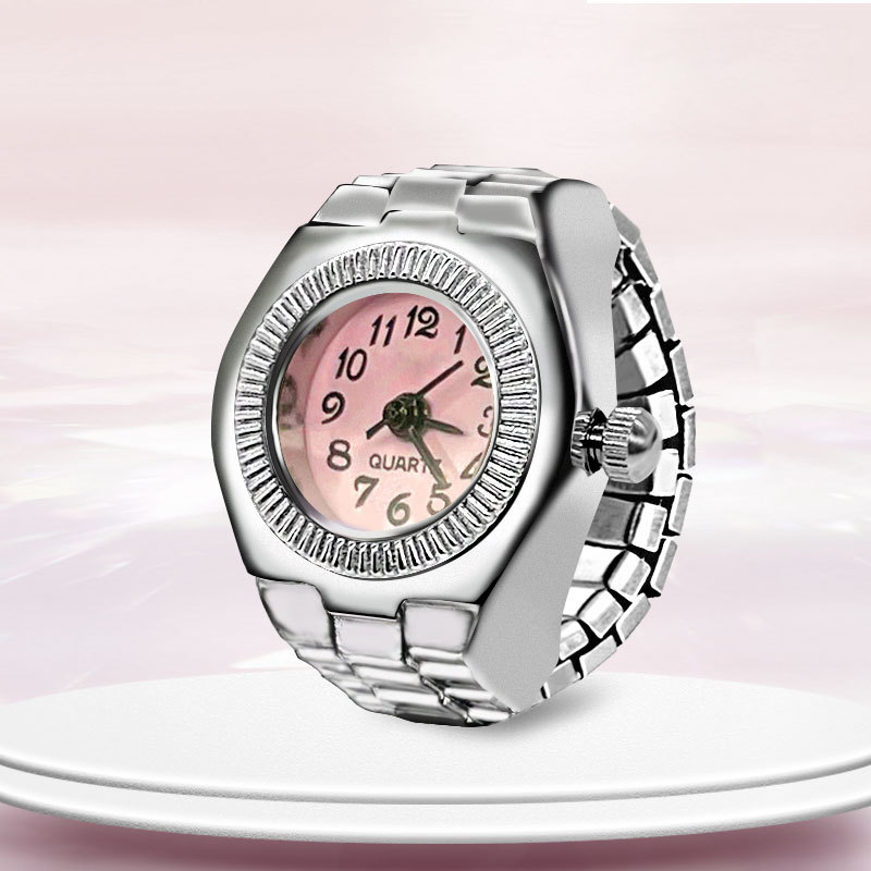 Alloy Finger Watch Ring